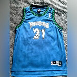 Minnesota Timberwolves Garnett jersey, size XL